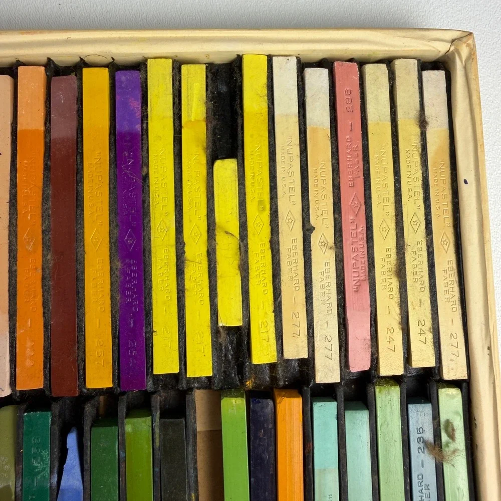 Eberhard Faber Nupastel Color Sticks Vintage Art Drawing Set Multi Color